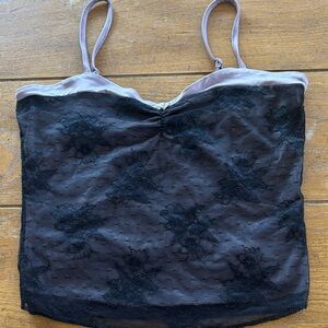 Elegant Black Lace Women’s Top